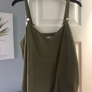 Topshop Green Tank top